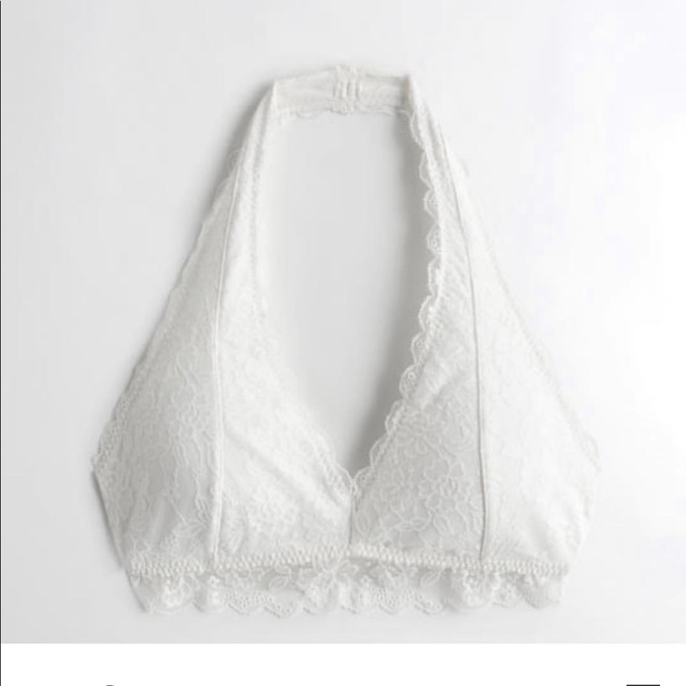 White bralette from Hollister